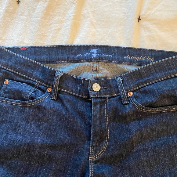 7 For All Mankind Denim - 7 for all mankind straight leg jean